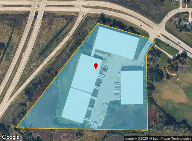  3321 County D, West Bend, WI Parcel Map