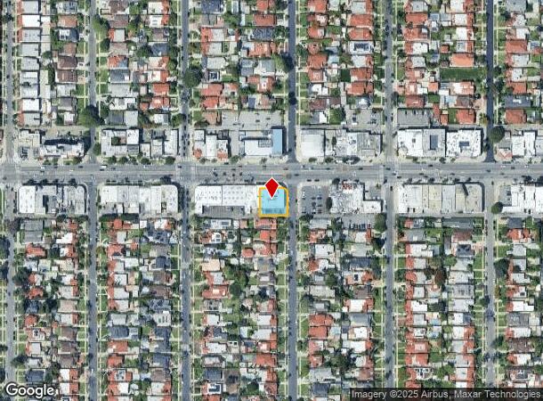  7350 Beverly Blvd, Los Angeles, CA Parcel Map