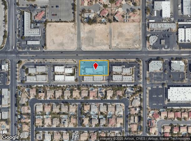  255 E Warm Springs Rd, Las Vegas, NV Parcel Map