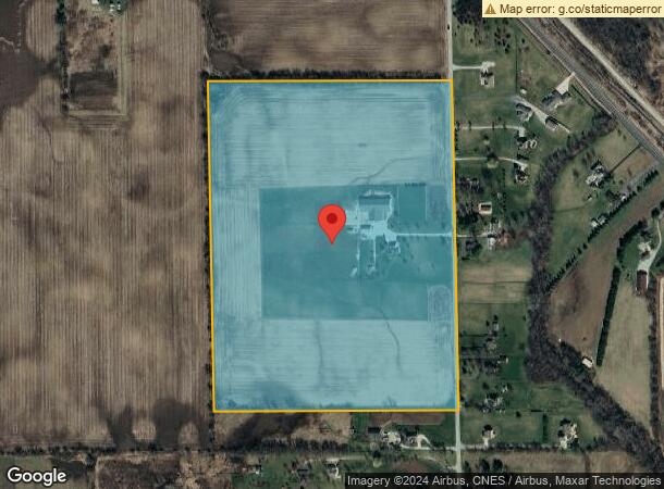  15810 County Line Rd, Hebron, IN Parcel Map