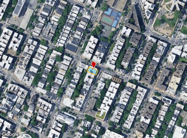  280 E 166Th St, Bronx, NY Parcel Map