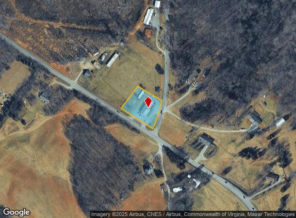 6137 Old Franklin Tpke, Glade Hill, VA Parcel Map