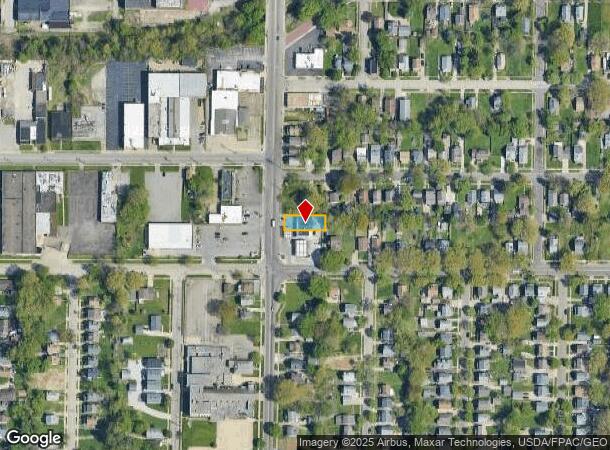997 Brown St, Akron, OH Parcel Map