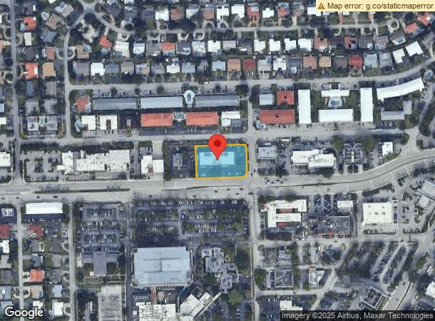  2021 E Commercial Blvd, Fort Lauderdale, FL Parcel Map