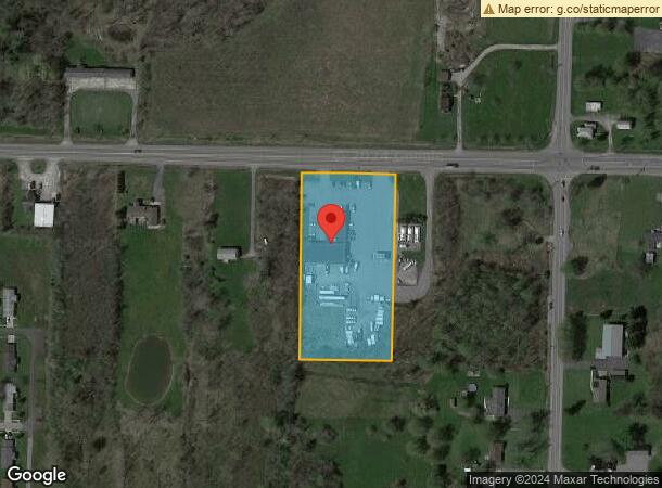  13613 Main Rd, Akron, NY Parcel Map