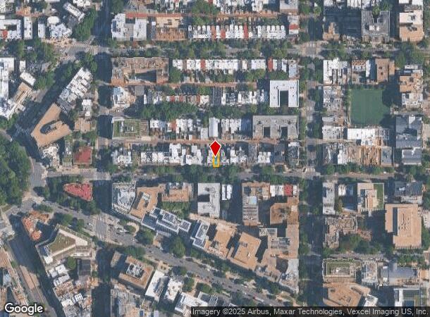 1729 P St Nw, Washington, DC Parcel Map