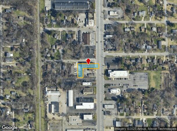  247 N Dixie Way, South Bend, IN Parcel Map