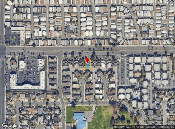  6172 Warner Ave, Huntington Beach, CA Parcel Map