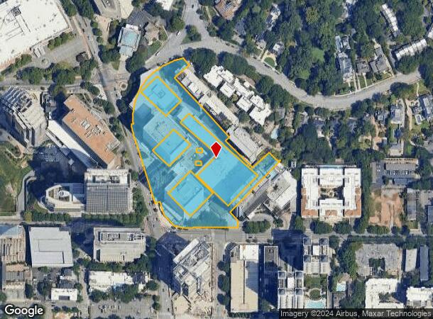  1175 Peachtree St Ne, Atlanta, GA Parcel Map