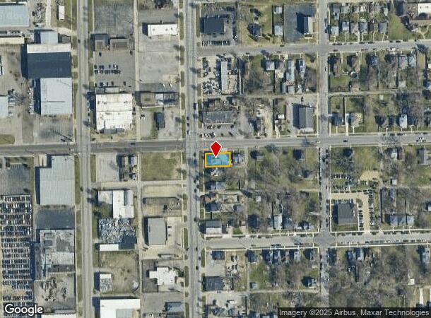  1602 S Michigan St, South Bend, IN Parcel Map