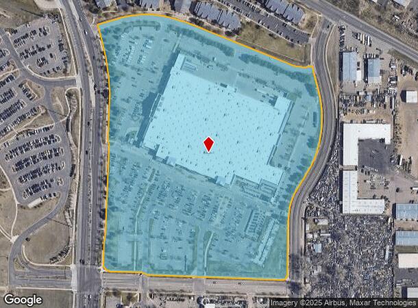 1250 E Magnolia St, Fort Collins, CO Parcel Map