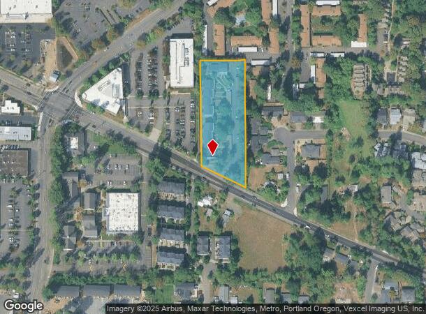  9350 Sw Hall Blvd, Portland, OR Parcel Map
