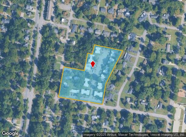  1315 E Castle St, Murfreesboro, TN Parcel Map