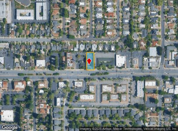 201 E Hamilton Ave, Campbell, CA Parcel Map