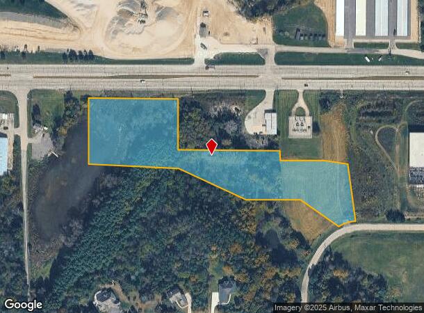  4262 N Woodcrest Ridge Dr, West Bend, WI Parcel Map