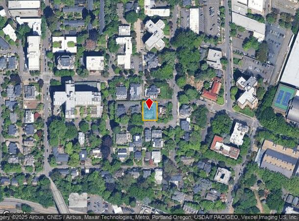 2165 Sw Main St, Portland, OR Parcel Map