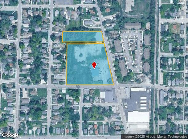  1261 S 14Th St, New Castle, IN Parcel Map