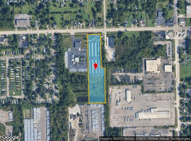 28075 Van Born Rd, Romulus, MI Parcel Map