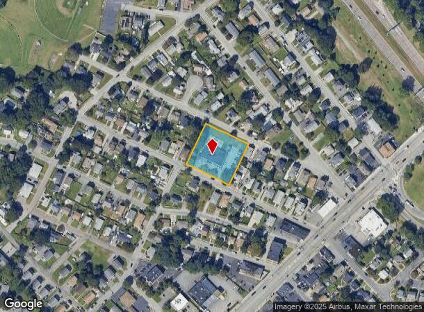  45 Sprague Ave, Cranston, RI Parcel Map