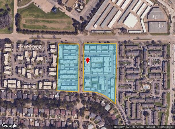  9624 Rolling Rock Ln, Dallas, TX Parcel Map