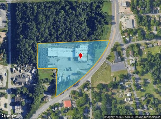 535 E Clemmonsville Rd, Winston Salem, NC Parcel Map
