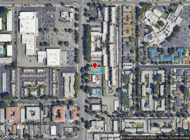  1358 S Winchester Blvd, San Jose, CA Parcel Map