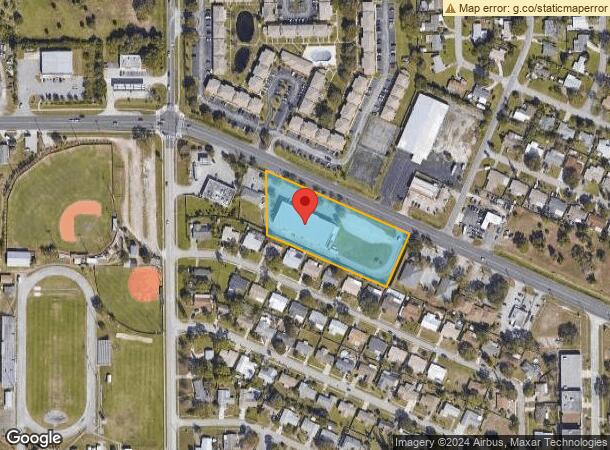  1507 Aurora Rd, Melbourne, FL Parcel Map