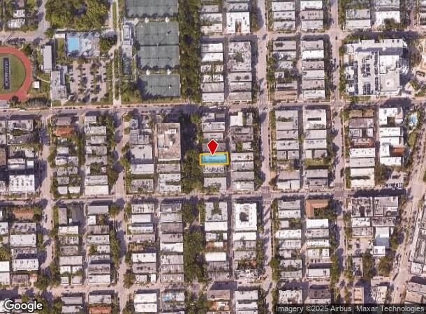  1025 Meridian Ave, Miami Beach, FL Parcel Map