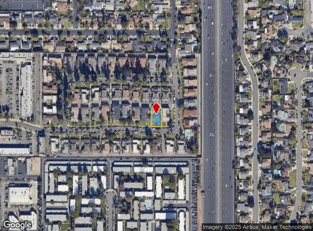  2313 Franzen Ave, Santa Ana, CA Parcel Map