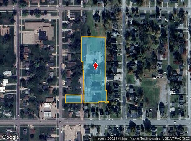 1120 Reed St, Grinnell, IA Parcel Map