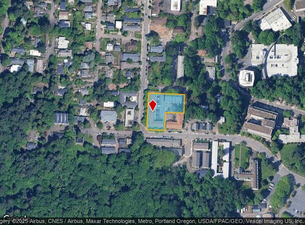  1038 Sw Curry St, Portland, OR Parcel Map