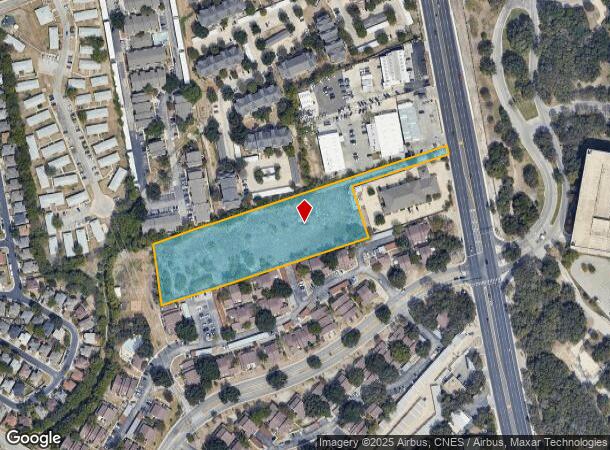  9735 Fredericksburg Rd, San Antonio, TX Parcel Map