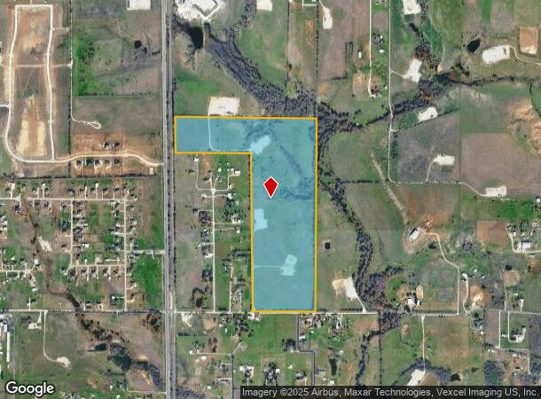 Blair Rd, Justin, TX Parcel Map