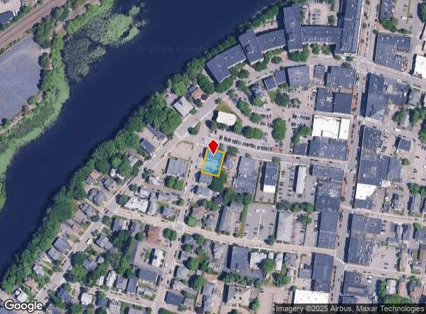  7 Spruce St, Waltham, MA Parcel Map
