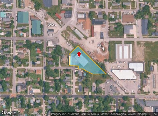 222 Sheridan St, Crown Point, IN Parcel Map