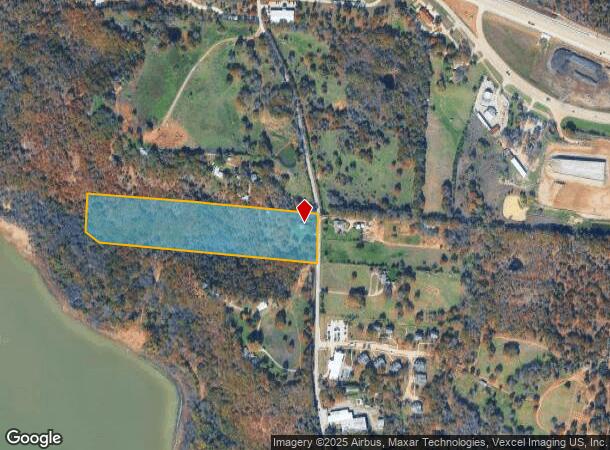  2301 Moseley Rd, Cross Roads, TX Parcel Map