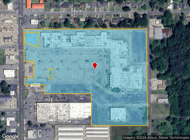  2801 S Olive St, Pine Bluff, AR Parcel Map