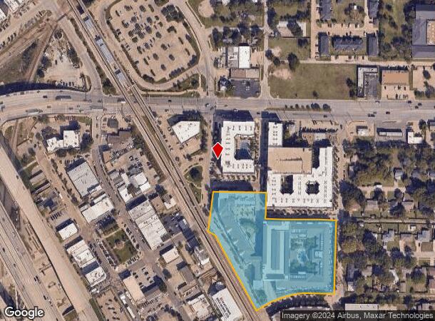  1111 S Main St, Carrollton, TX Parcel Map