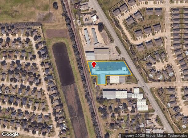  2910 S Main St, Pearland, TX Parcel Map