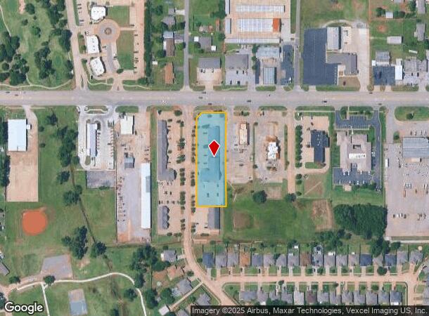 100 S Castlerock Ln, Mustang, OK Parcel Map