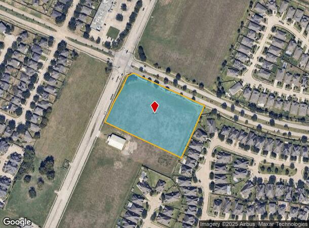 1821 B F Terry Blvd, Rosenberg, TX Parcel Map