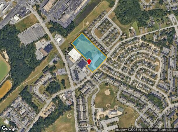 9620 Bird River Rd, Middle River, MD Parcel Map