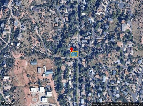 102 Holly St, Colorado Springs, CO Parcel Map