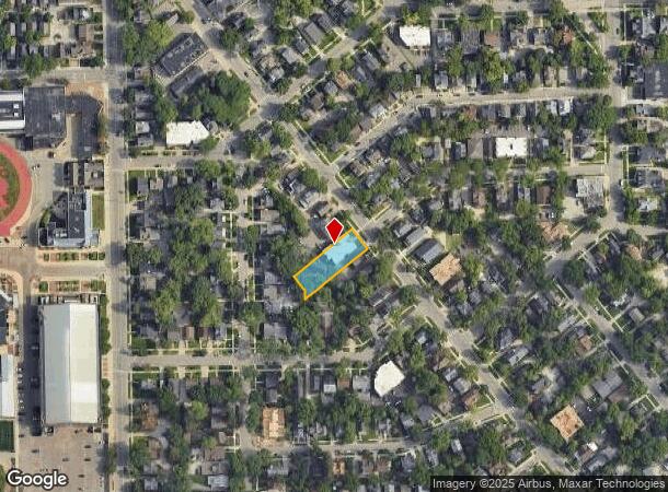  832 Packard St, Ann Arbor, MI Parcel Map