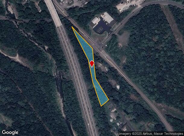 Belin Park, Moosic, PA Parcel Map