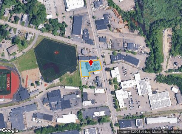  184 Lexington St, Waltham, MA Parcel Map