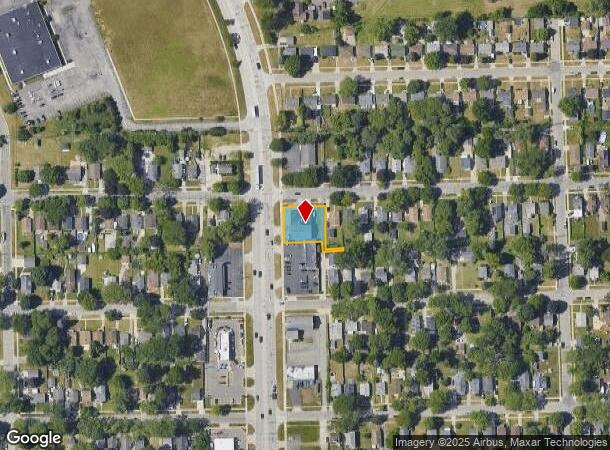  1570 Baldwin Ave, Pontiac, MI Parcel Map