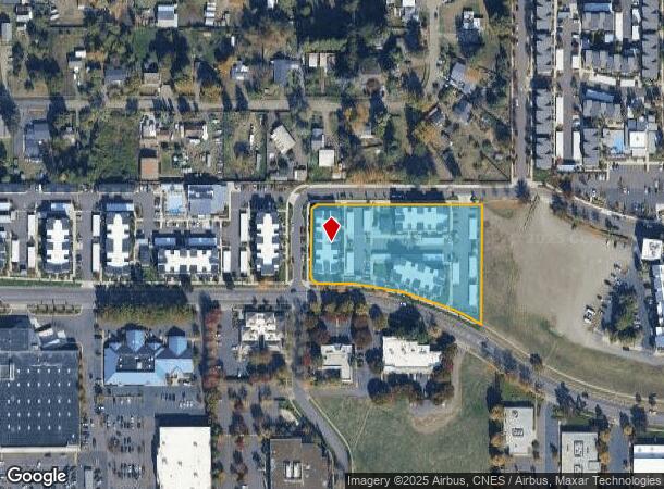  2850 Tennyson Ave, Eugene, OR Parcel Map