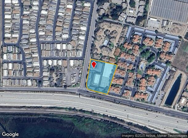 1222 Cravens Ln, Carpinteria, CA Parcel Map