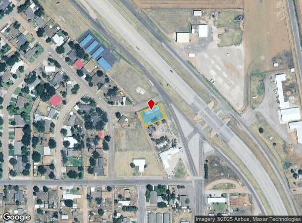  1609 W Service Rd, Abernathy, TX Parcel Map